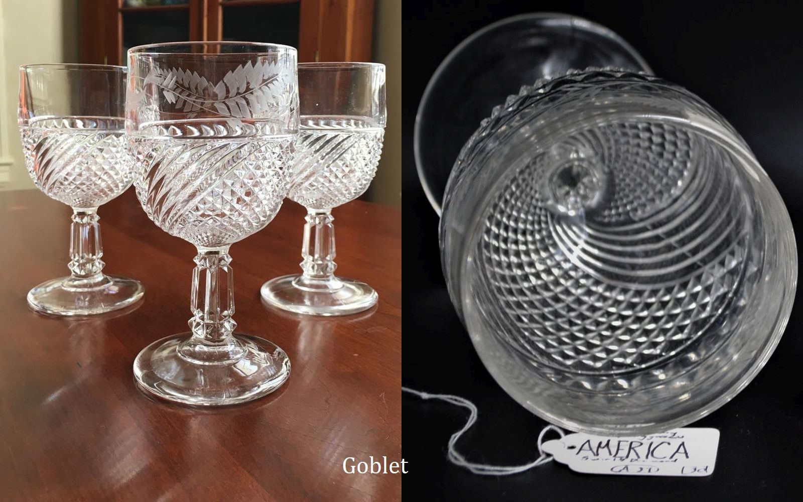 EAPGS Pattern Index RIVERSIDE GLASS WORKS No. 348 AMERICA (OMN)