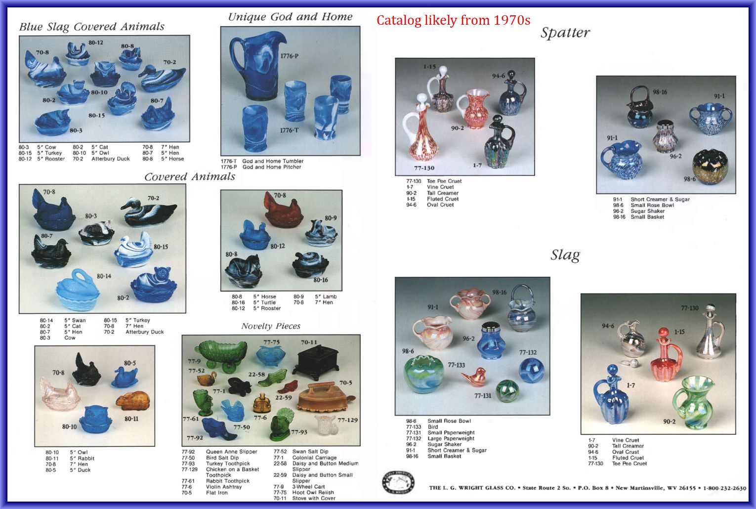 EAPGS Pattern Index - REPRODUCTIONS BY: L.G. WRIGHT